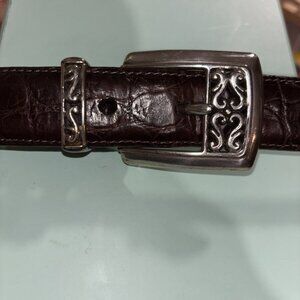 Vintage Brighton Women’s Belt. Metal Medallions Small. EUC VTG